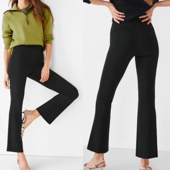 SPANX SPANXsupersmooth™ PerfectFit Ponte Kick Flare Pant Classic Black - Picture 1 of 10